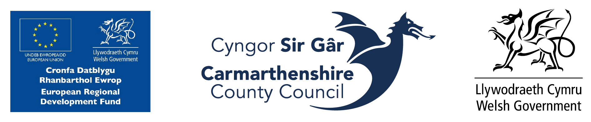 European regional development fund, Carmarthenshire County Council, Welsh Governement