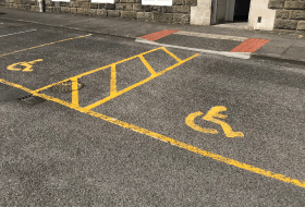 Disabled blue badge holders