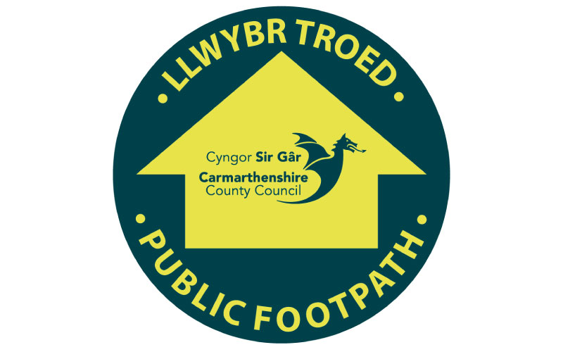 Carmarthenshire Public Rights Of Way Map Public Rights Of Way Signage