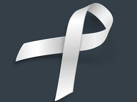 White ribbon logo