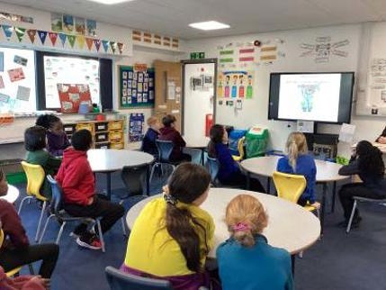 Classroom at Canolfan Gwen