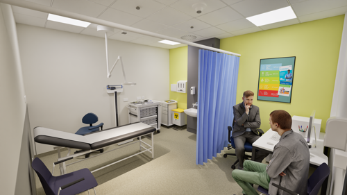CGI Exam room