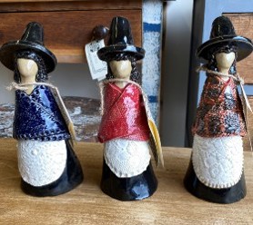 Images of pottery mixed colours Welsh ladies